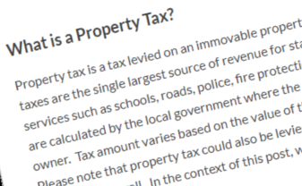 what is property tax?